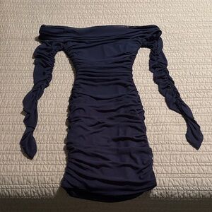 NEVER WORN, STILL HAS TAGS Macy's Elegant Navy Long Sleeve Dress